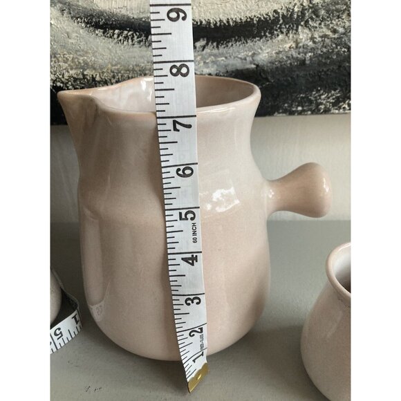 VTG Italian Modern Pottery Beverage Set Chocolate Dessert Coffee Mugs Pi… - Picture 13 of 14